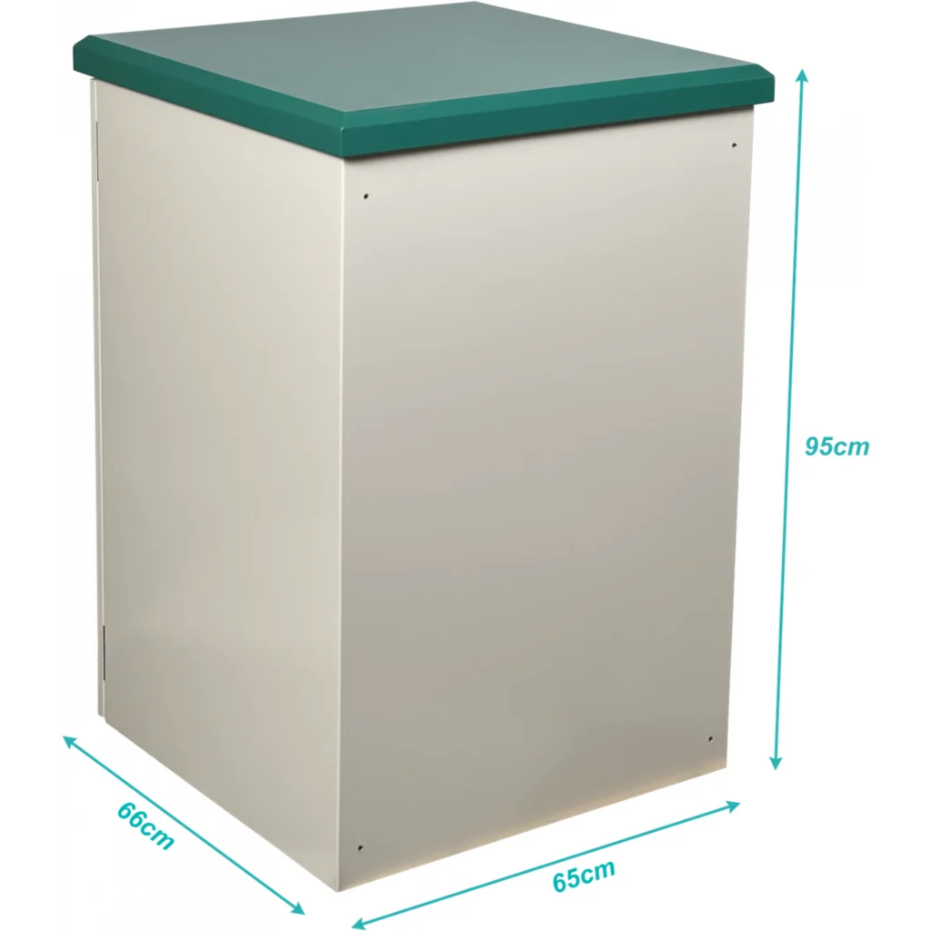 Imagen 4 de LINKMADE 17U 950x600 Rack ExteriorMuroPoste IP65 Bandejas Vent PDU