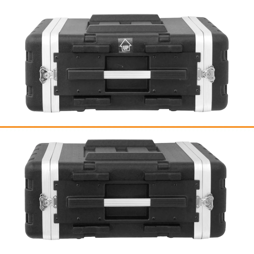 Imagen 6 de 4U/25cm Fondo-42cm Rack Portatil Plastico 2-tapas para Exterior Negro
