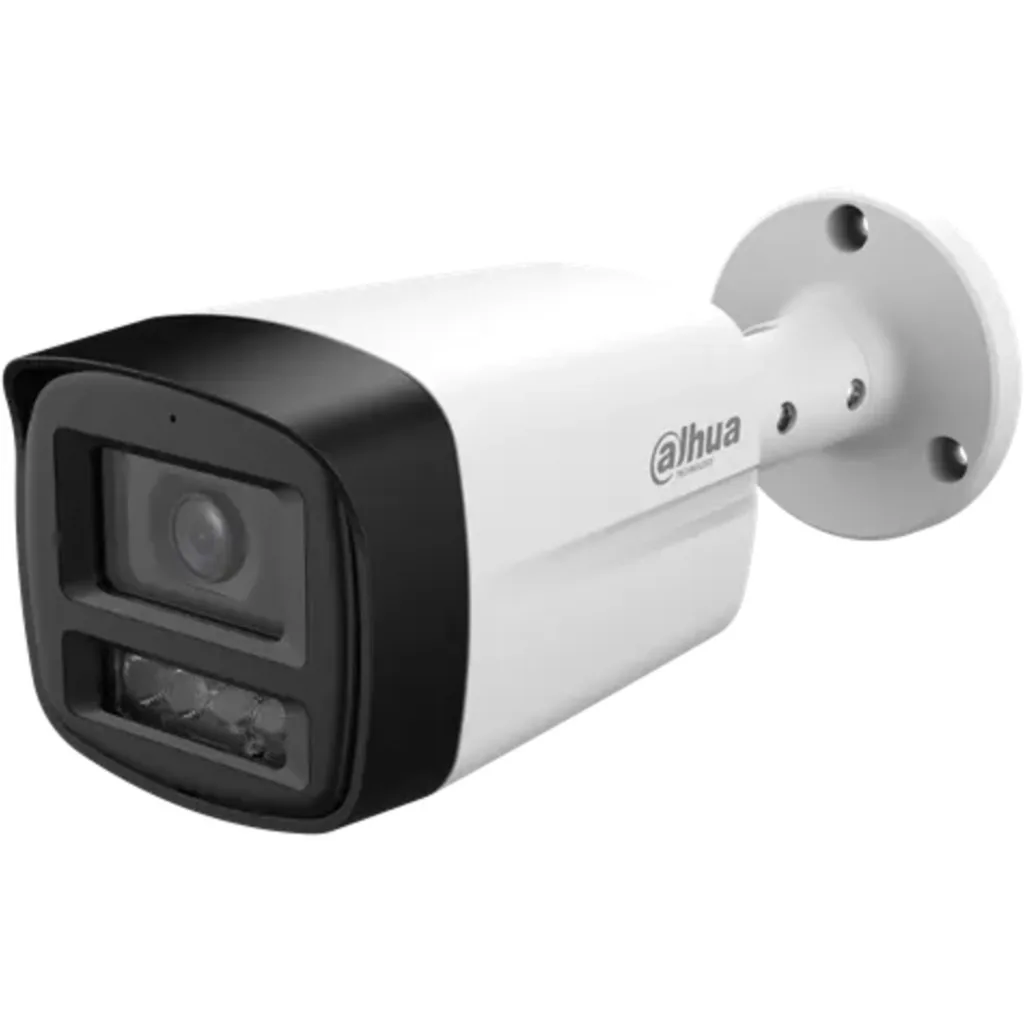 DH-HAC-HFW1239TLMN-IL-A-0280B-S3. camara HDCVI bullet 2MP full color con Iluminacion Dual Inteligente hasta 40m proteccion IP67