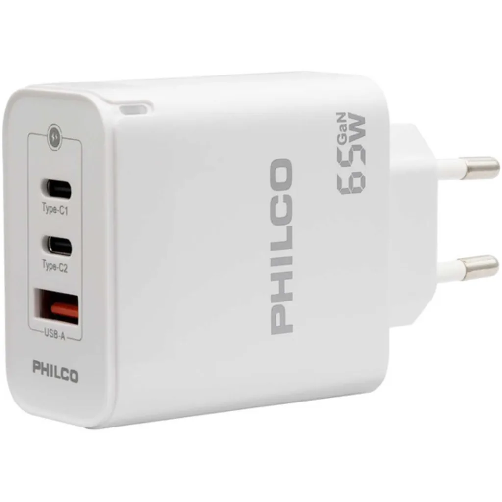 Imagen 1 de CARG. DE PARED SUPER RAPIDO 65W USB A Y TIPO C