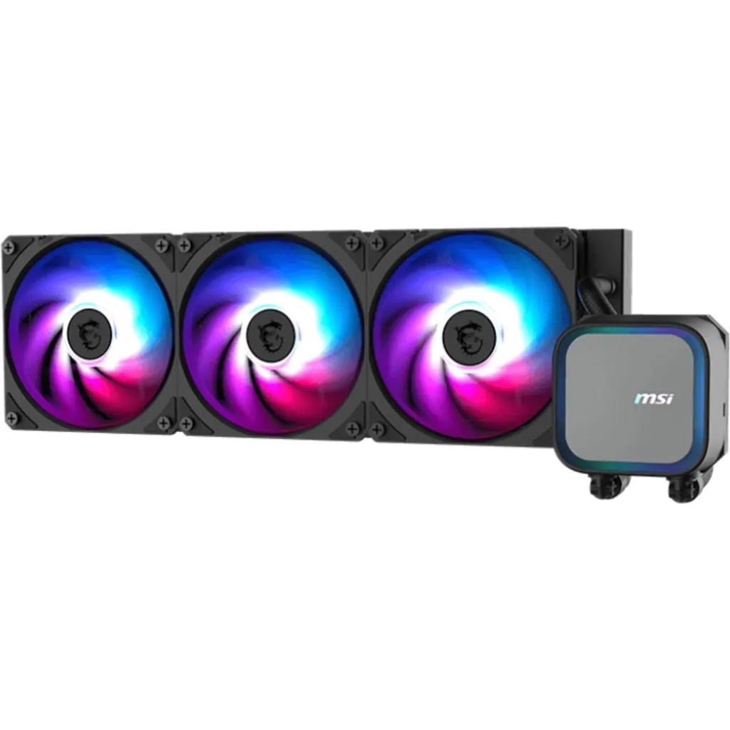 Refrigeración MSI MAG CORELIQUID A13 360, LGA1851 AM5 120mm*3 3800rpm Negro