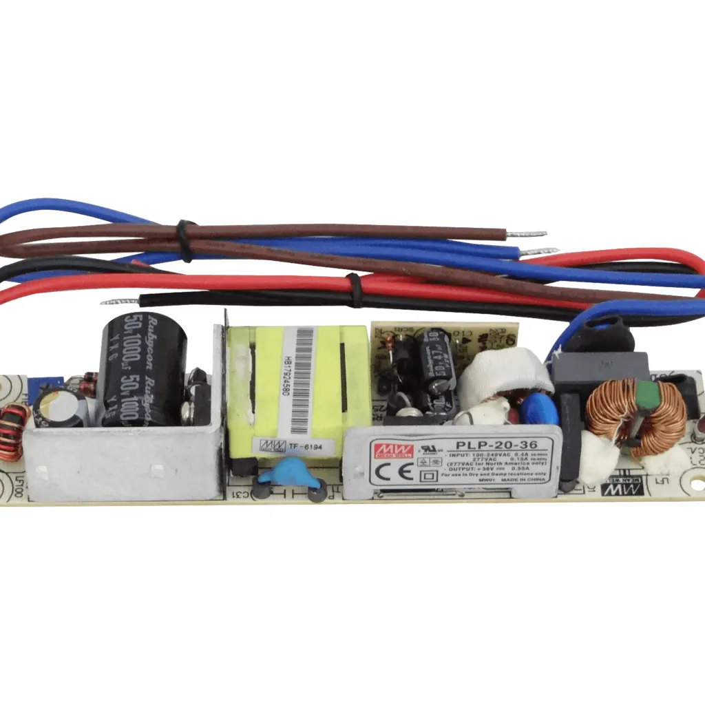 Imagen 2 de MEANWELL 20W 36V 0,55A Open-Frame Fuente-Poder 100-240VAC Ajustable