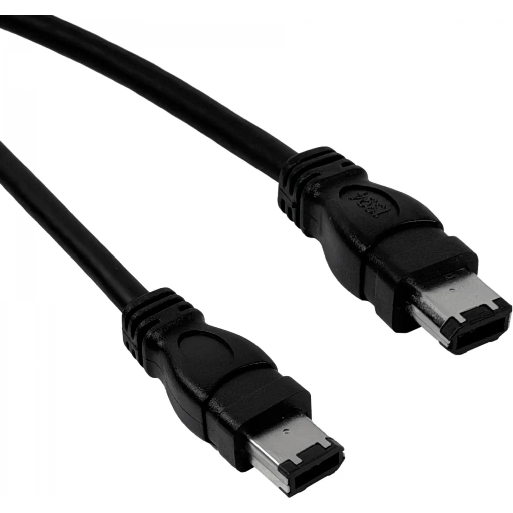 Imagen 2 de 6Pin-Macho a 6Pin-Macho 1mt Cable Firewire 100cm iLink 1394B