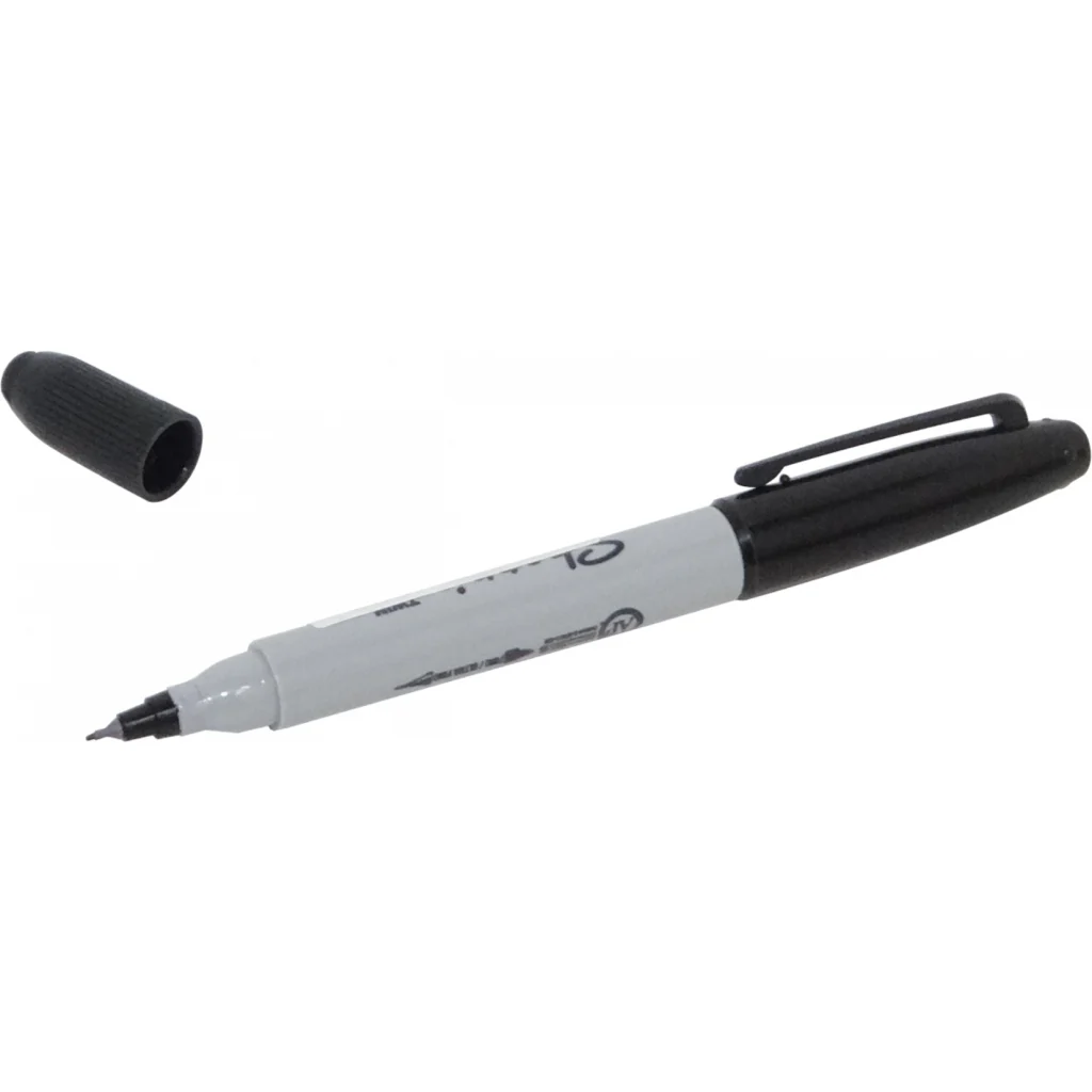 Imagen 2 de SHARPIE Twin Tip Negro Permanente Marcador Plumon unidad 1805635