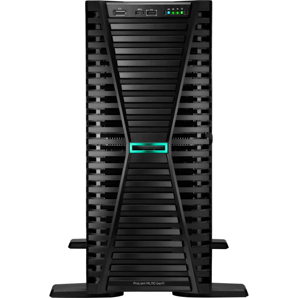 Imagen 1 de HPE ProLiant ML110 Gen11 3508U 2.1GHz 8c 1P 1x32GB-R 4LFF 2x960GB SSD 1x500W PS 