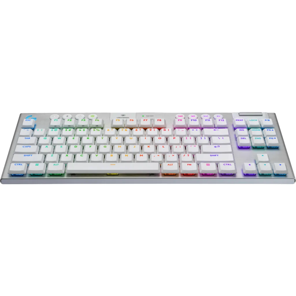 Imagen 1 de Teclado Gamer Logitech G915 X LIGHTSPEED TKL Inalámb. Inglés Switch Táctil Blanc