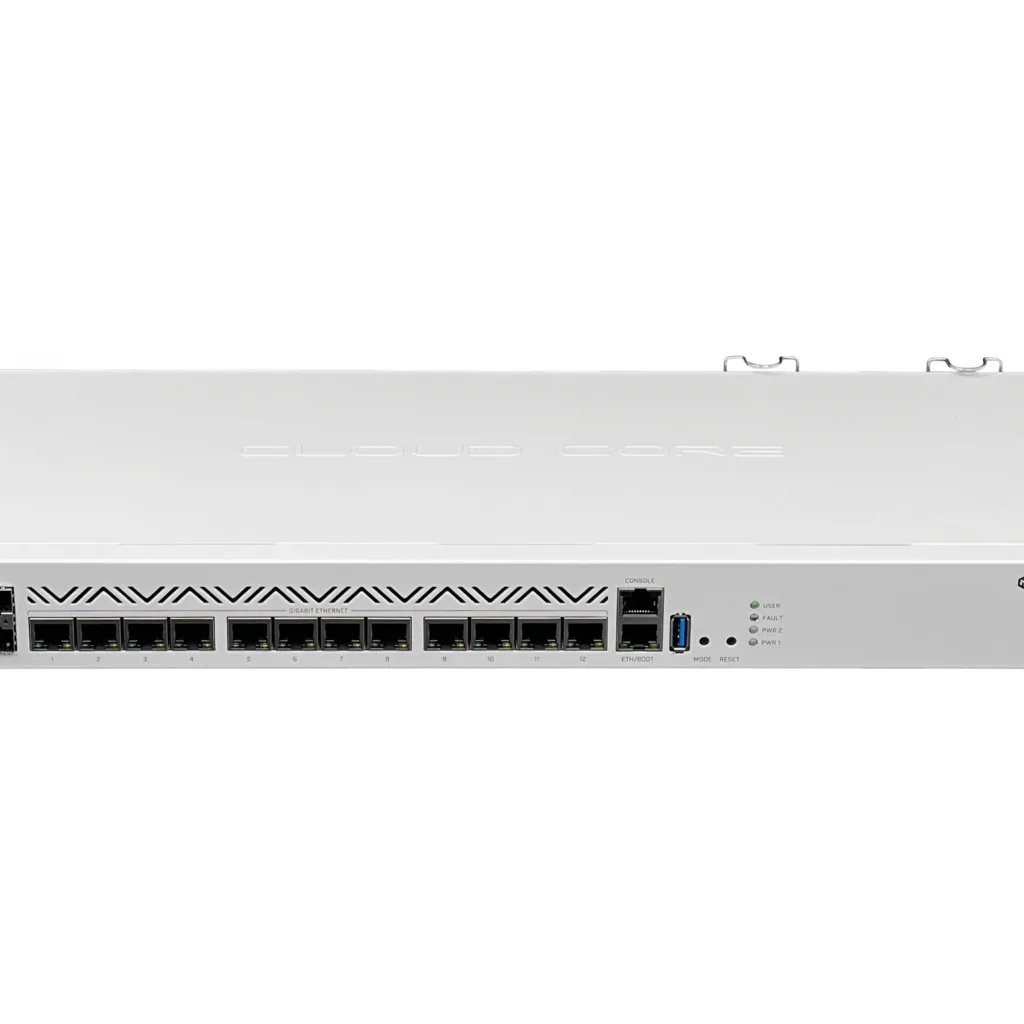 Imagen 1 de Router MikroTik CCR2116-12G-4S+ 16 Núcleos y Puertos 10G/1G