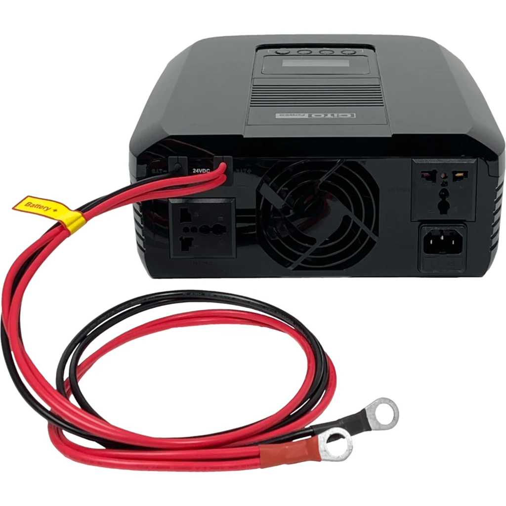 Imagen 1 de CITO 1800W 90-280VAC UPS req-Bat-24VDC inversor Onda-Modificada 15ms