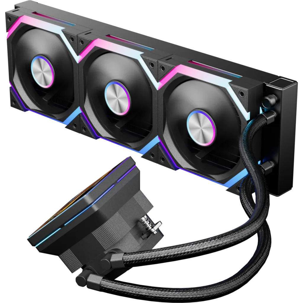 Imagen 2 de VENTILADOR CPU WATER COOLING TITAN C PANTALLA 5,7" ARGB
