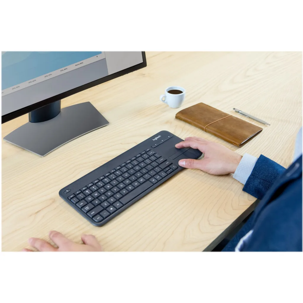 Imagen 10 de Teclado inalámbrico TouchPad Inalámbrico Logitech K400 PLUS Español