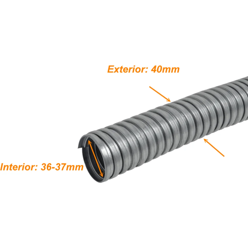 Solo-Metal 40mm Rollo-30mts Conduit Flexible 1-1/2-Pulg