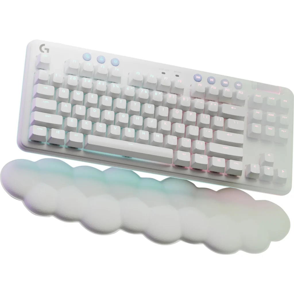 Imagen 7 de Teclado Inalámbrico Gamer Logitech G715, Inglés RGB Bluetooth Color Blanco