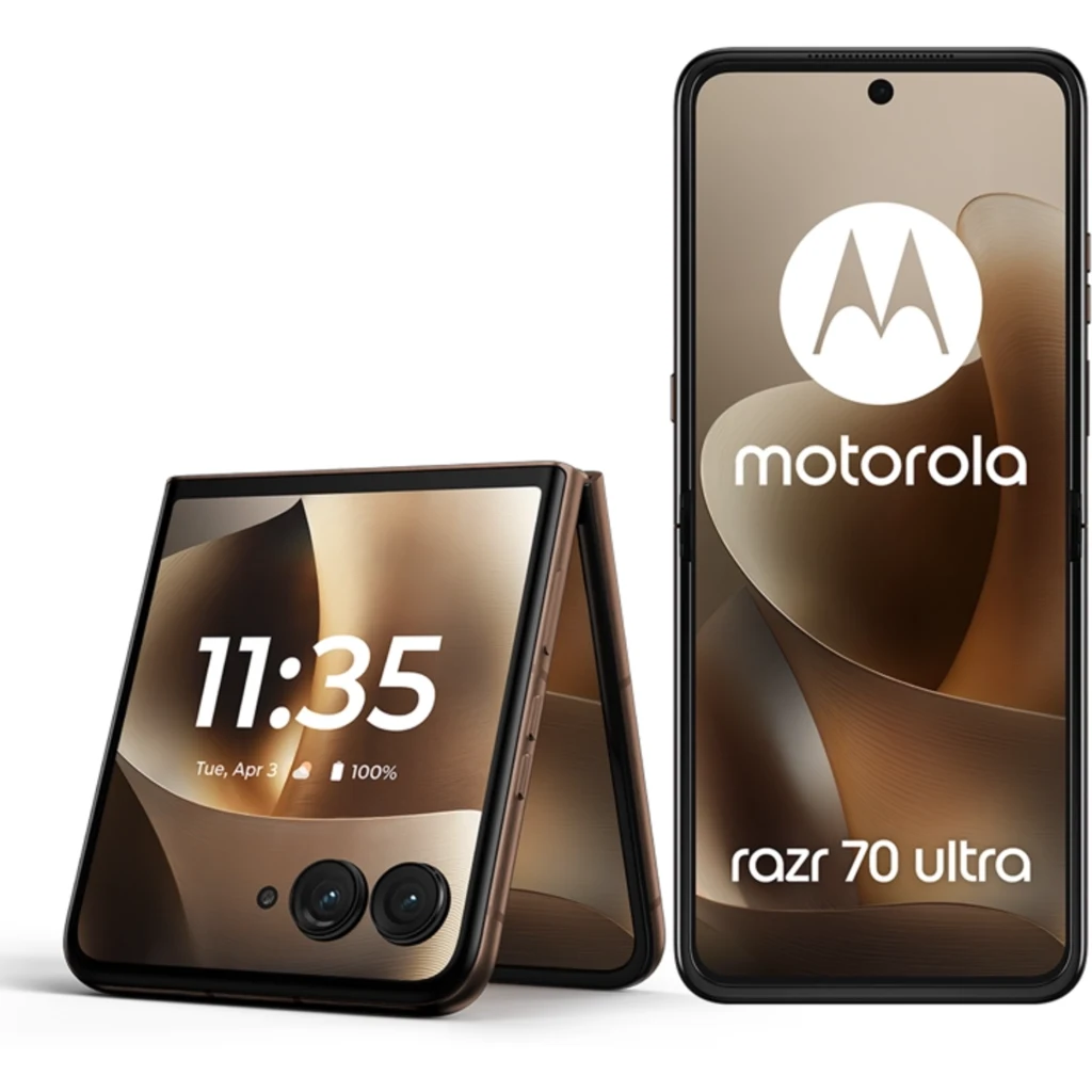 Imagen 1 de Celular Plegable Motorola Razr 70 Ultra 5G 1TB 16GB RAM Café