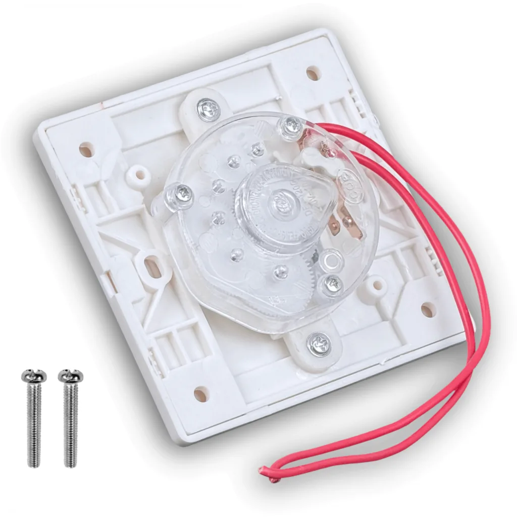 Temporizador 120mins 86x86mm Mecanico 220VAC 10A 2000W