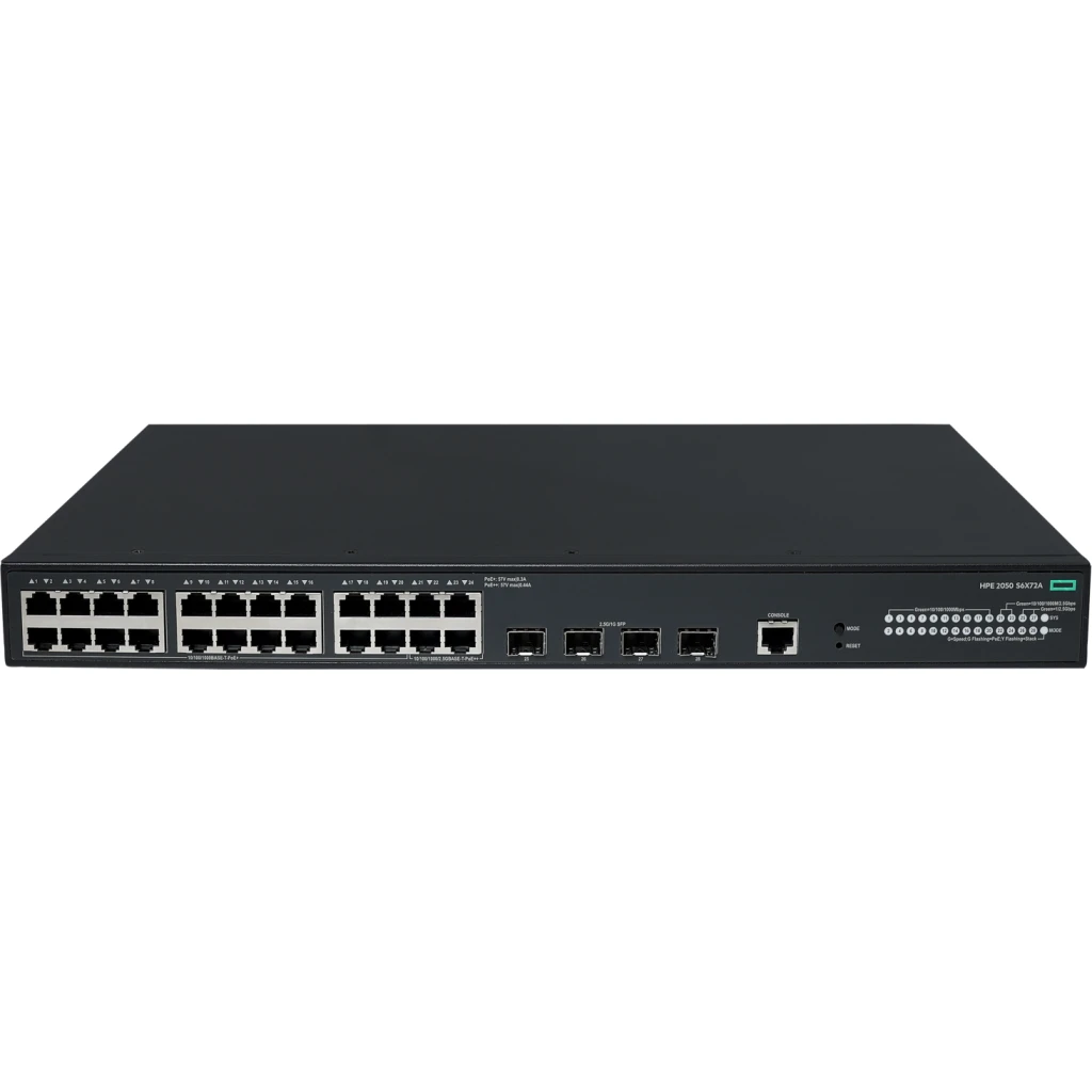 Imagen 1 de HPE NW CW 2050 24G PoE+ 4F 420W Sw
