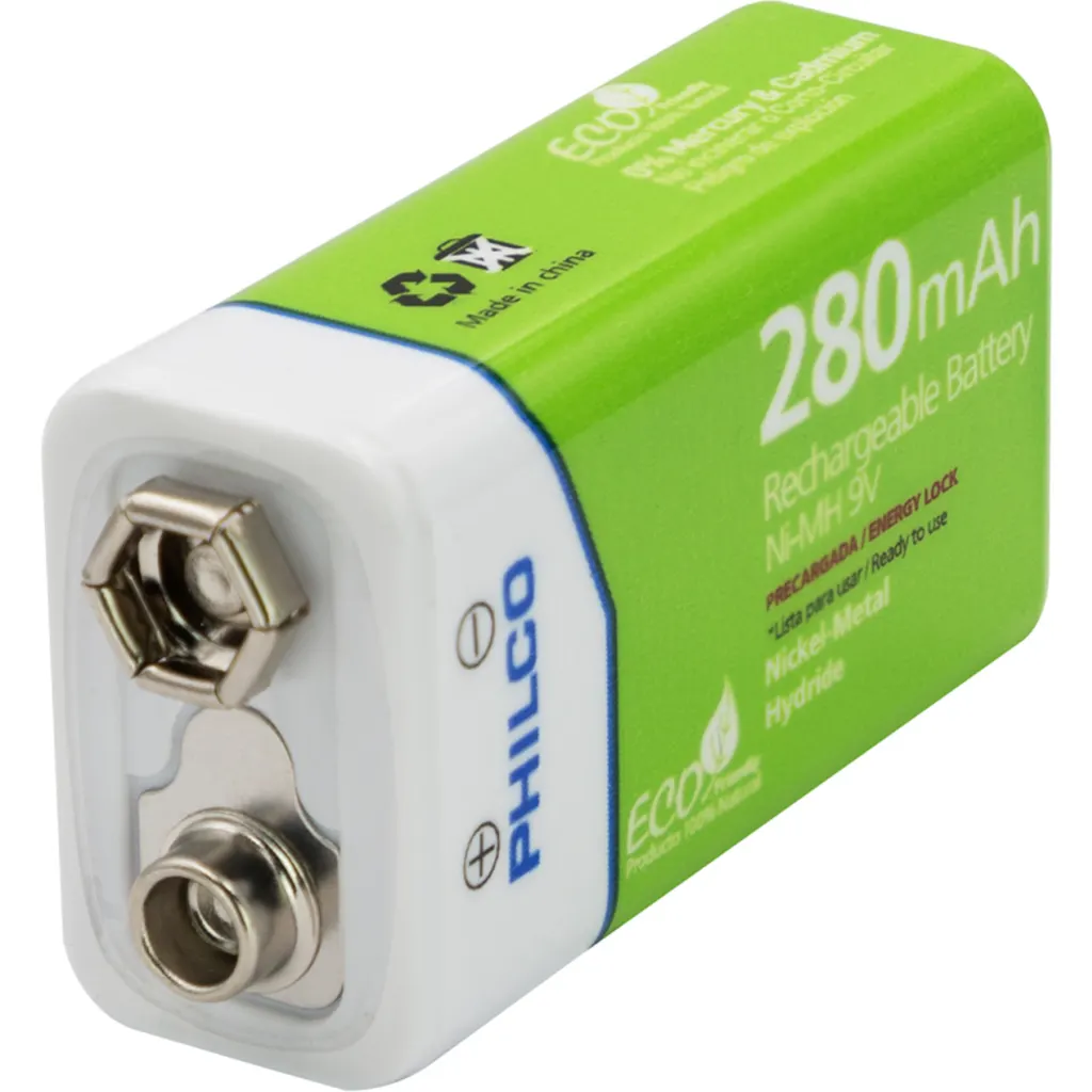Imagen 1 de Bateria Recargable 9V 280mAh - PHILCO