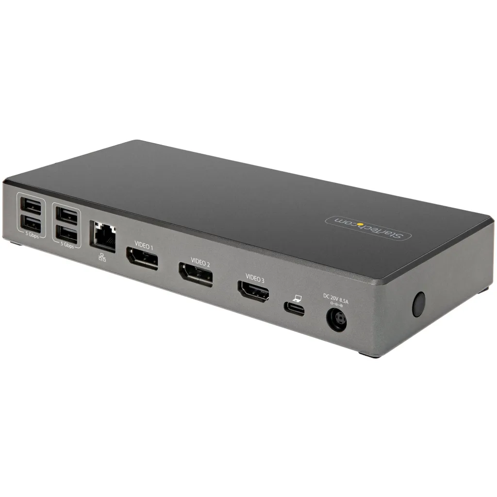 Imagen 3 de Docking Station StarTech USB-C a Prts 2*USB-C 2*USB2.0/3.0 2*DP HDMI SD/MMC LAN (Reacondicionado)