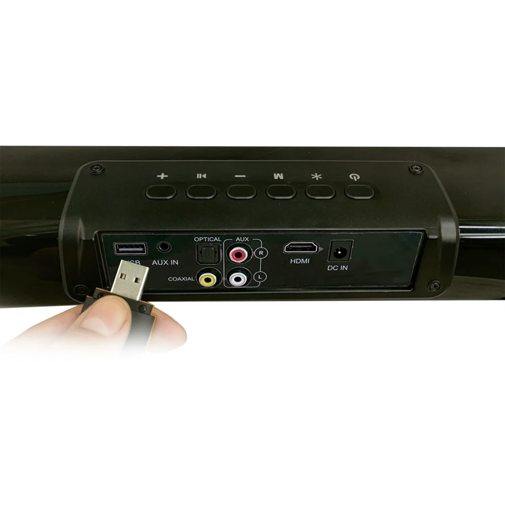 Imagen 3 de MLAB SOUNDBAR FLAMING SMOKE HDMI OPTICO BLUETOOTH SB-500
