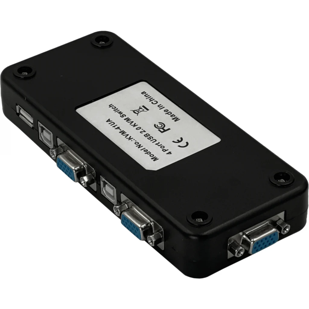 Imagen 3 de Switch KVM KVM41UA USB, 4 Puertos VGA/USB 3*USB2.0 No Requiere Fuente sin Cable