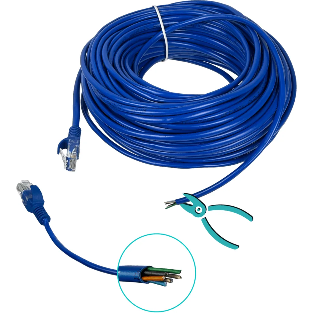 Imagen 4 de Cable de Red Categoria 5E 30mt Azul