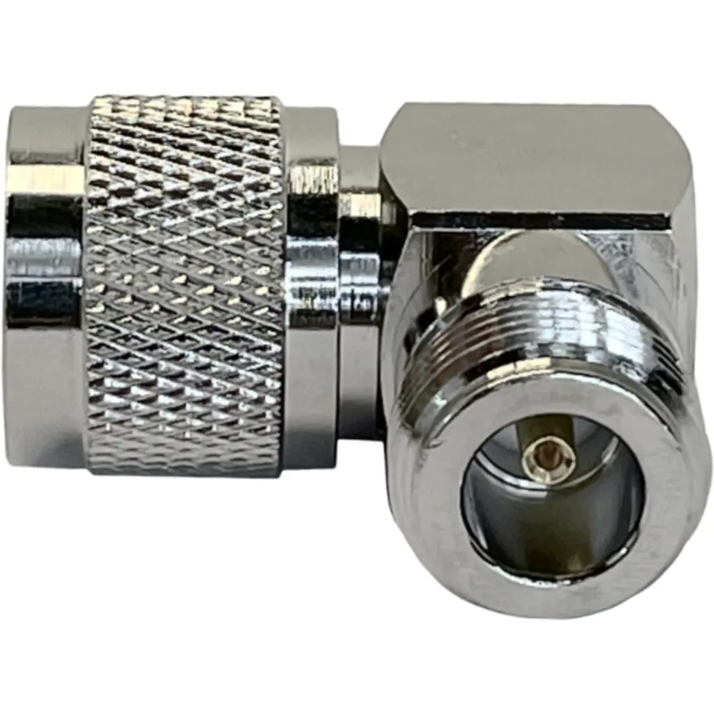 N-Hembra N-Macho Angulo-90o Adaptador Copla Coaxial