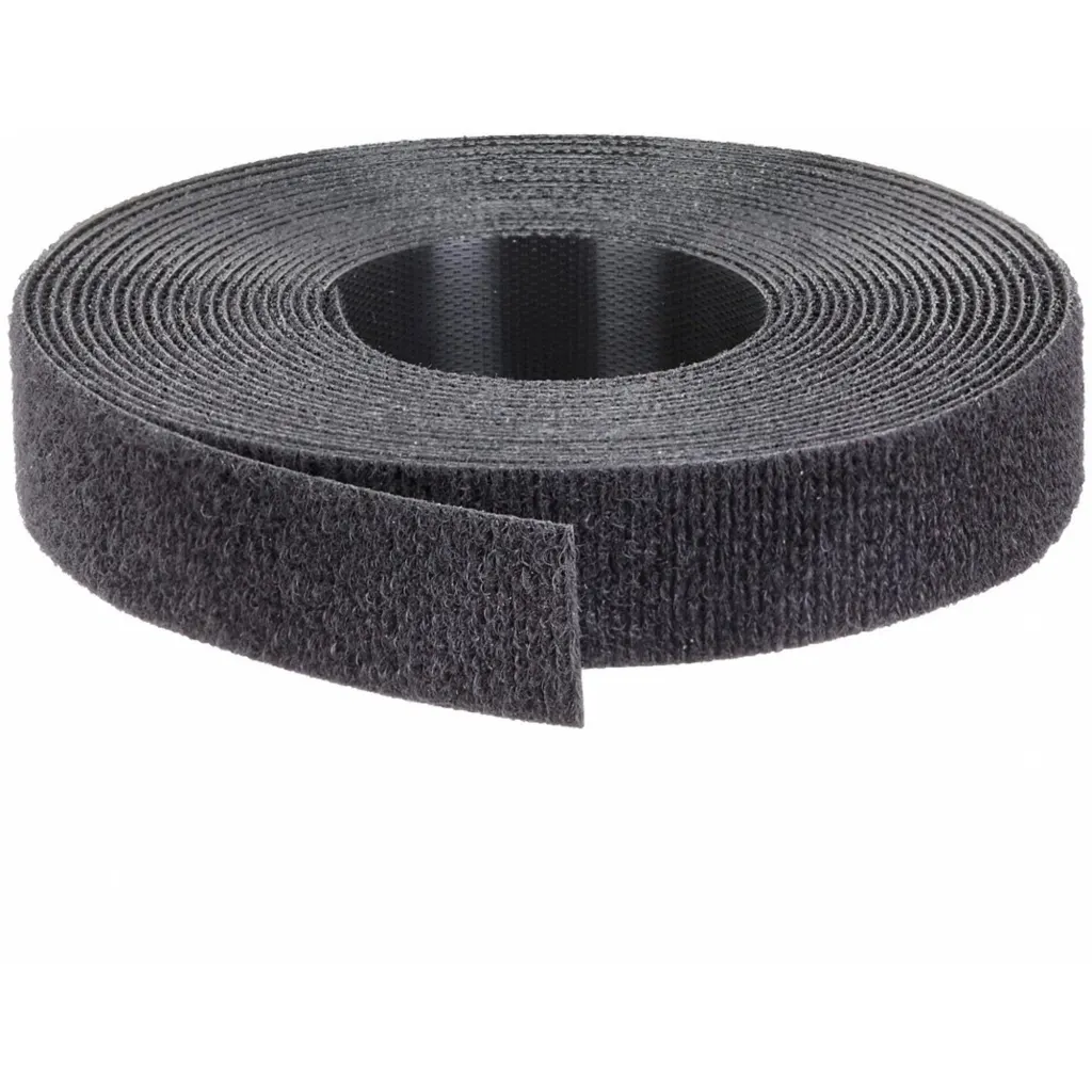 Imagen 3 de Velcro Negro, 19 mm ancho.  rollo 15 pies (Unidad)
