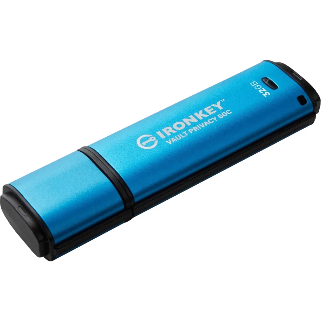 Imagen 1 de KINGSTON 32GB USB-C Encriptado AES-256 IronKey IKVP50C/32GB Pendrive