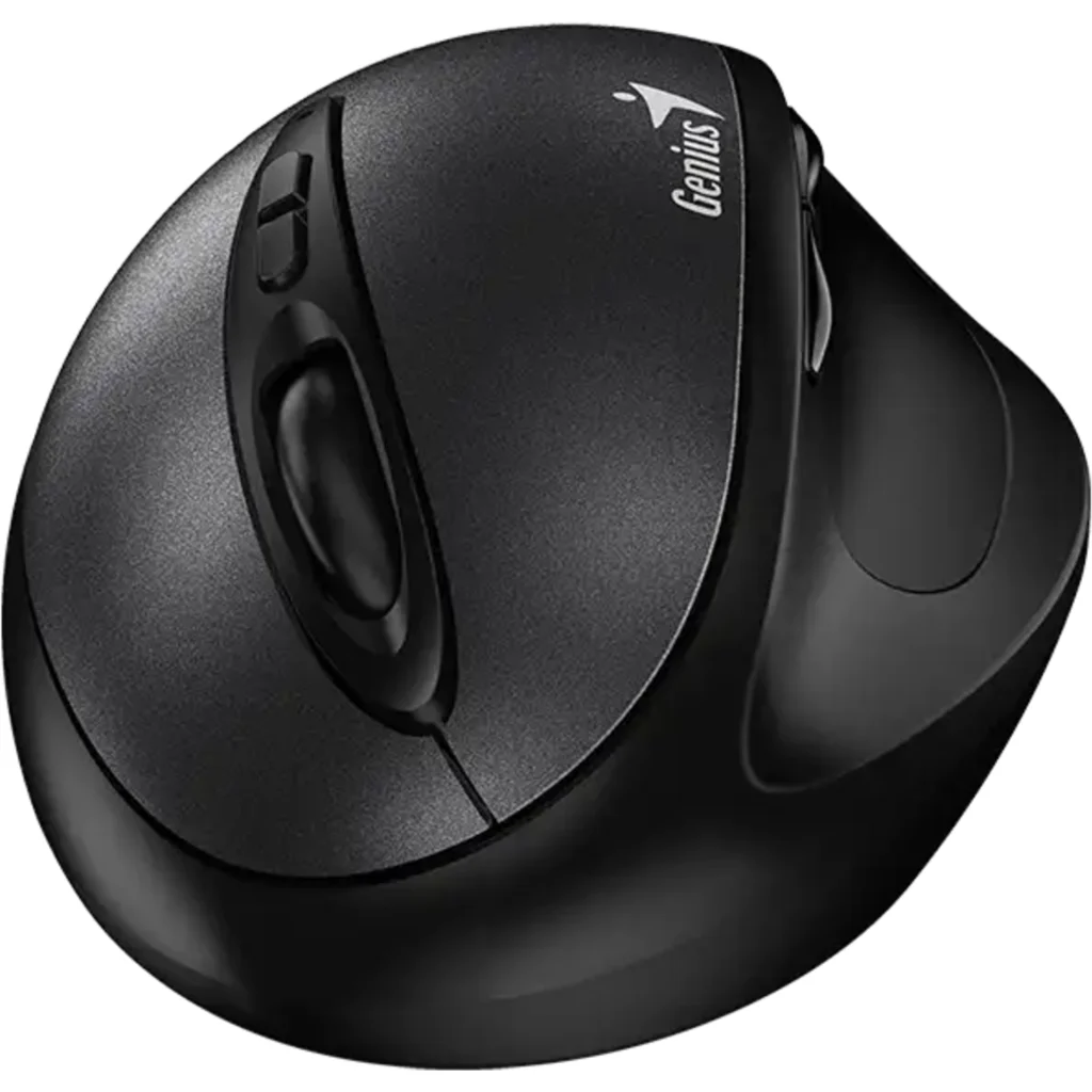 Imagen 4 de GENIUS MOUSE INALAMBRICO 2,4GHZ ERGONOMETRICO BLACK-ERGO-8300S-BK