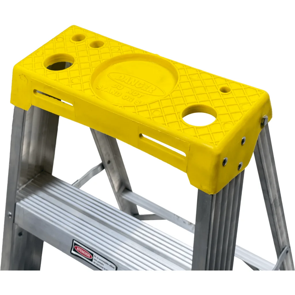 Imagen 1 de 0.7mt 105KG Taburete Tijera Aluminio 3-Peldano Escalera 0,71mt