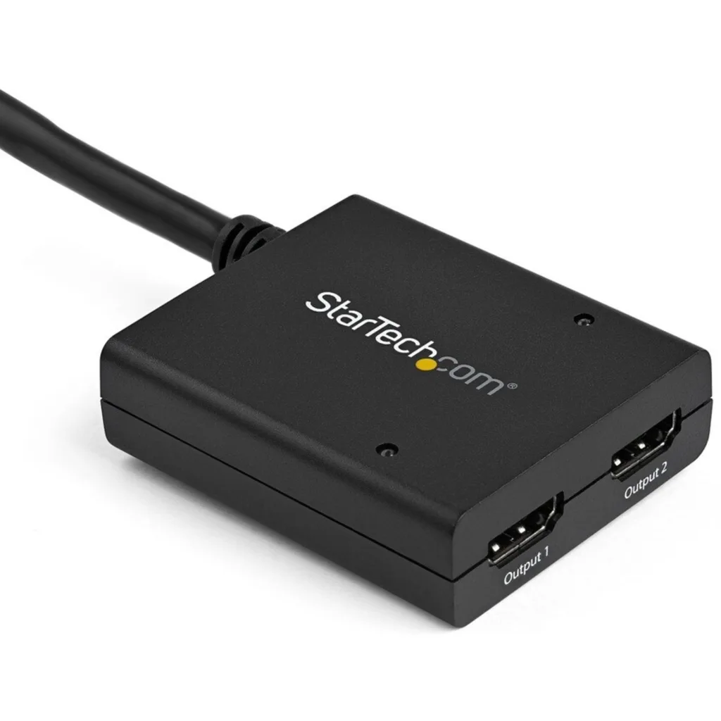 Imagen 4 de Adapdador 4K HDMI Video Splitter 2 Salida HDMI 30 Hz Alimentación USB Negro