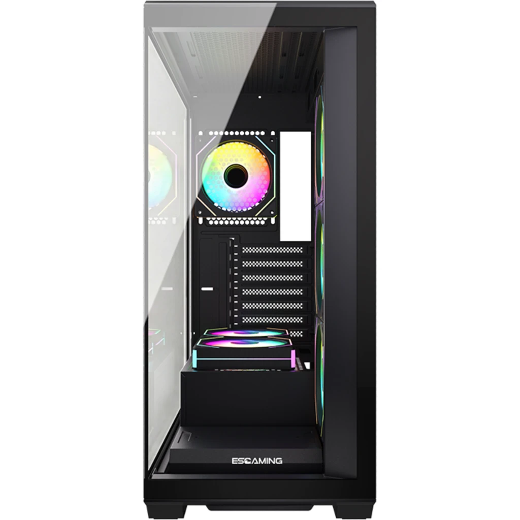 Imagen 4 de Gabinete Gamer EsGaming GILGAMESH 270deg Micro ATX / ITX 6 ARGB Controlado