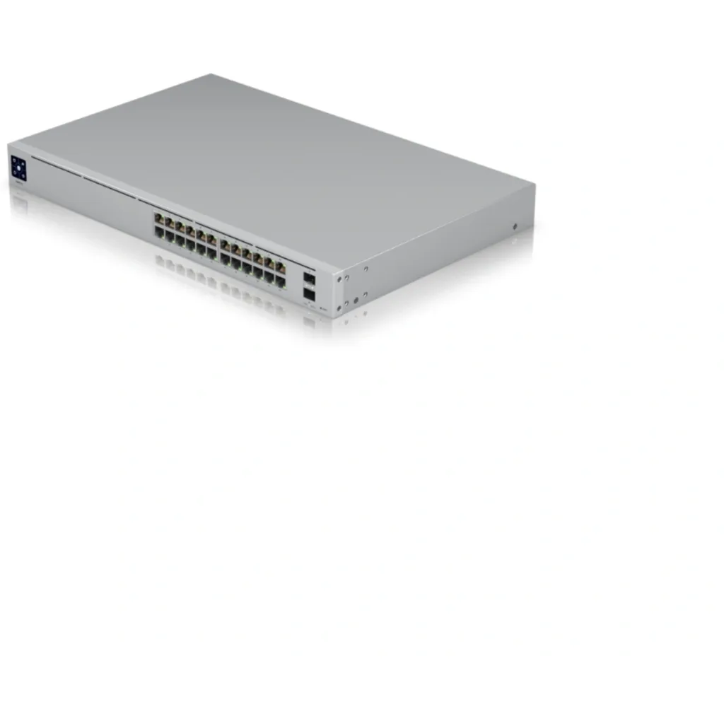 Switch Ubiquiti 24-Puertos Gbe 2*SFP+-10Gbe L2/L3 Requiere Cable Server 3200