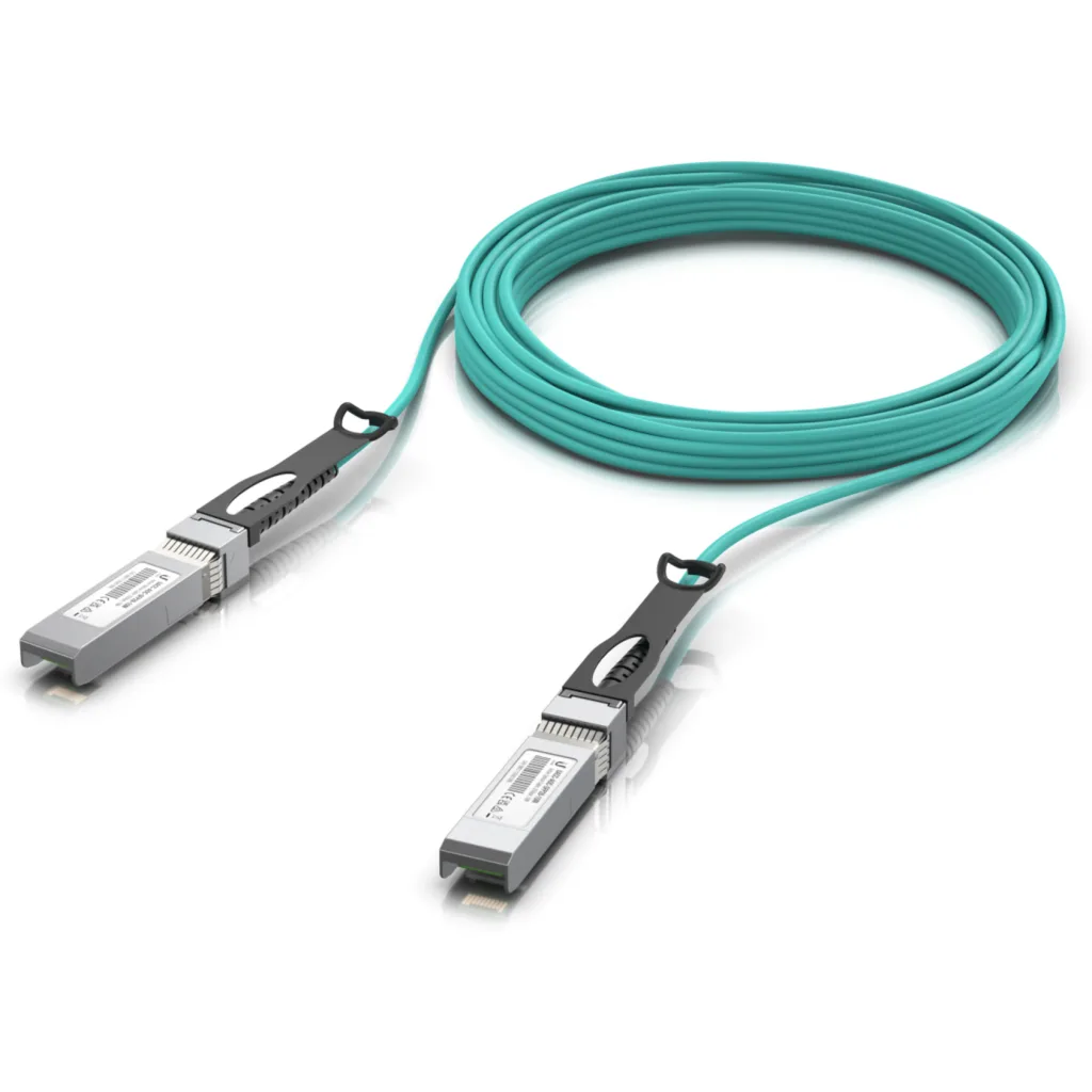 Imagen 1 de UBIQUITI 10m SFP28-25Gbps Cable 3mm Fibra-MM Direct UACC-AOC-SFP28-10M