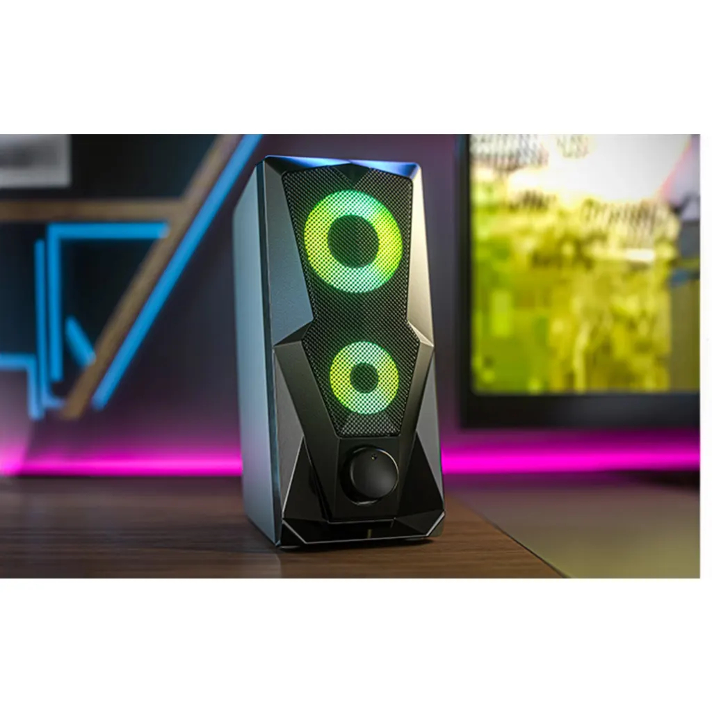 Imagen 10 de Parlantes Multimedia X-Tech XTX-131 6W Conexion 3.5 mm y USB con Luces LED