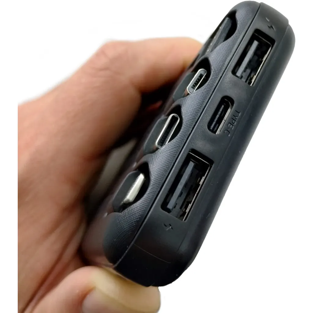 Imagen 4 de MLAB POWERBANK INALAMBRICO 10.000mAh CARGADOR PORTATIL LCD WIRELESS ENERGY 6 EN 