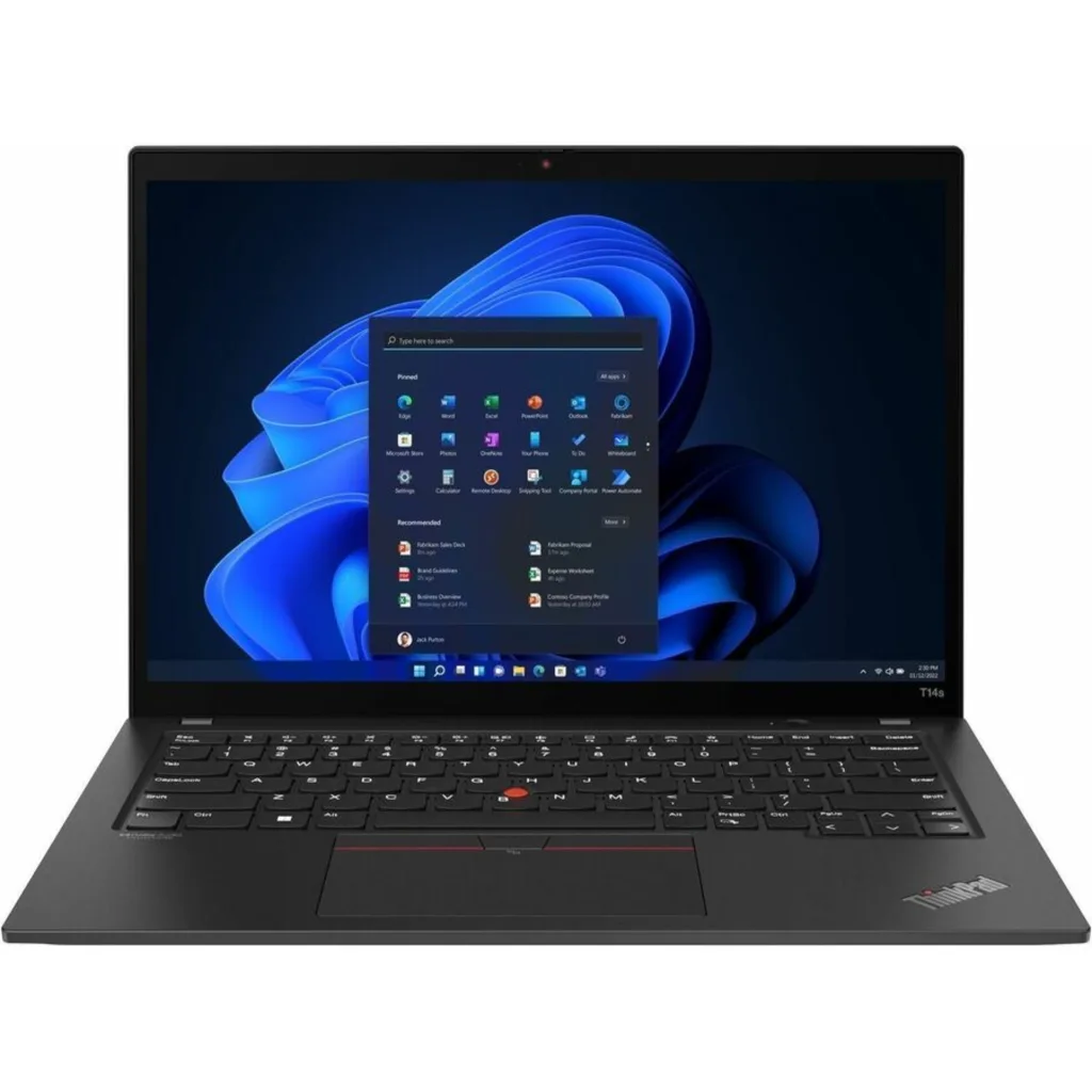Notebook Lenovo ThinkPad T14s Gen3 I7-1260P RAM 16GB SSD 512GB 14" W11P (Reacondicionado)