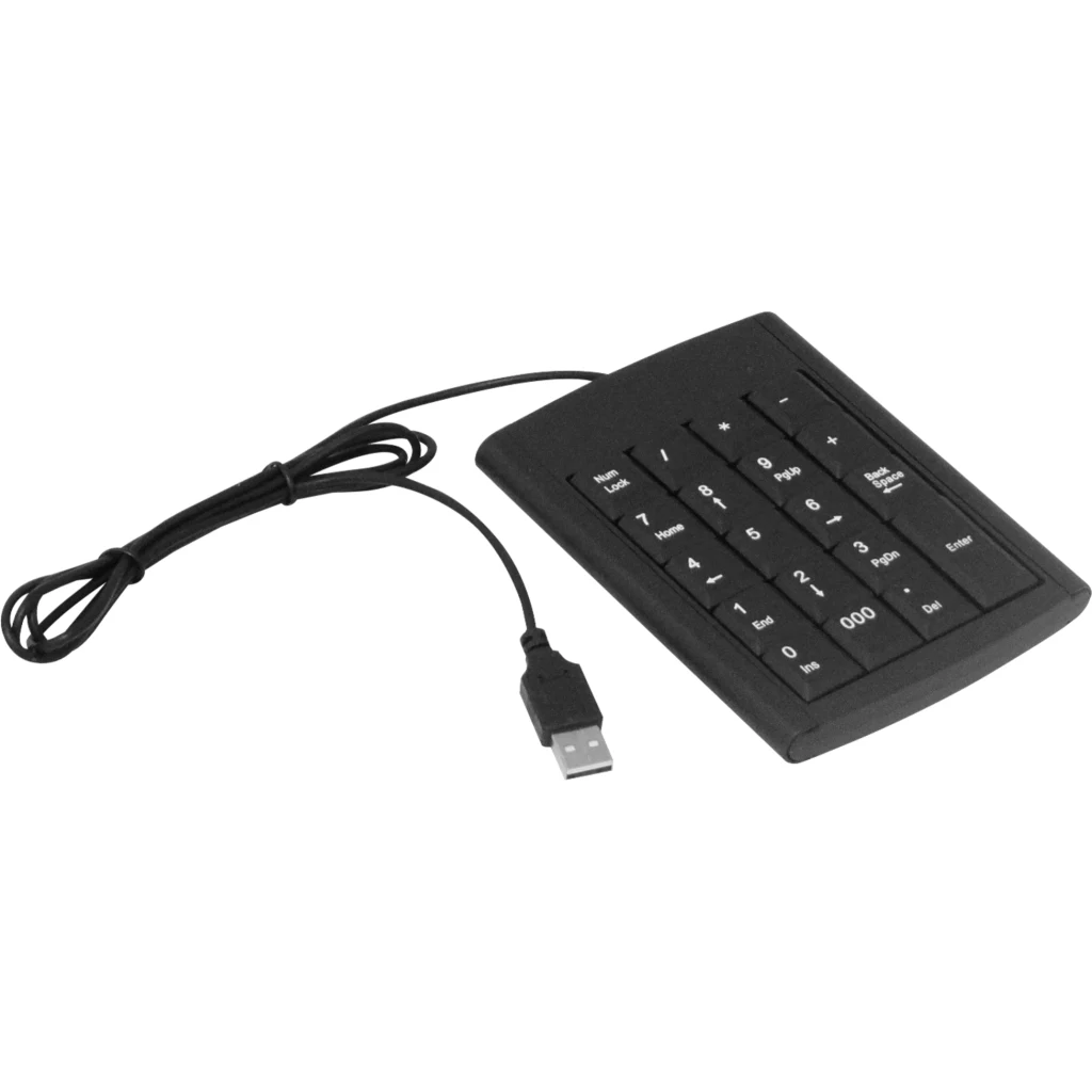 Imagen 1 de Teclado Numerico USB-AM 19-Teclas 140x100x15mm Cable-120cm