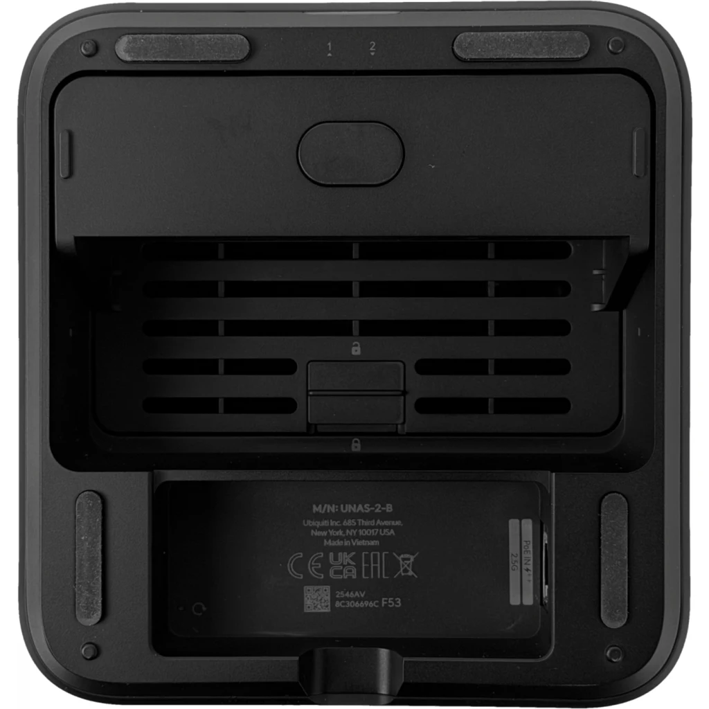 Imagen 2 de UBIQUITI Negro NAS 2xHD-RAID 1-2500 PoE++ USB-C-5Gbps UniFi Drive