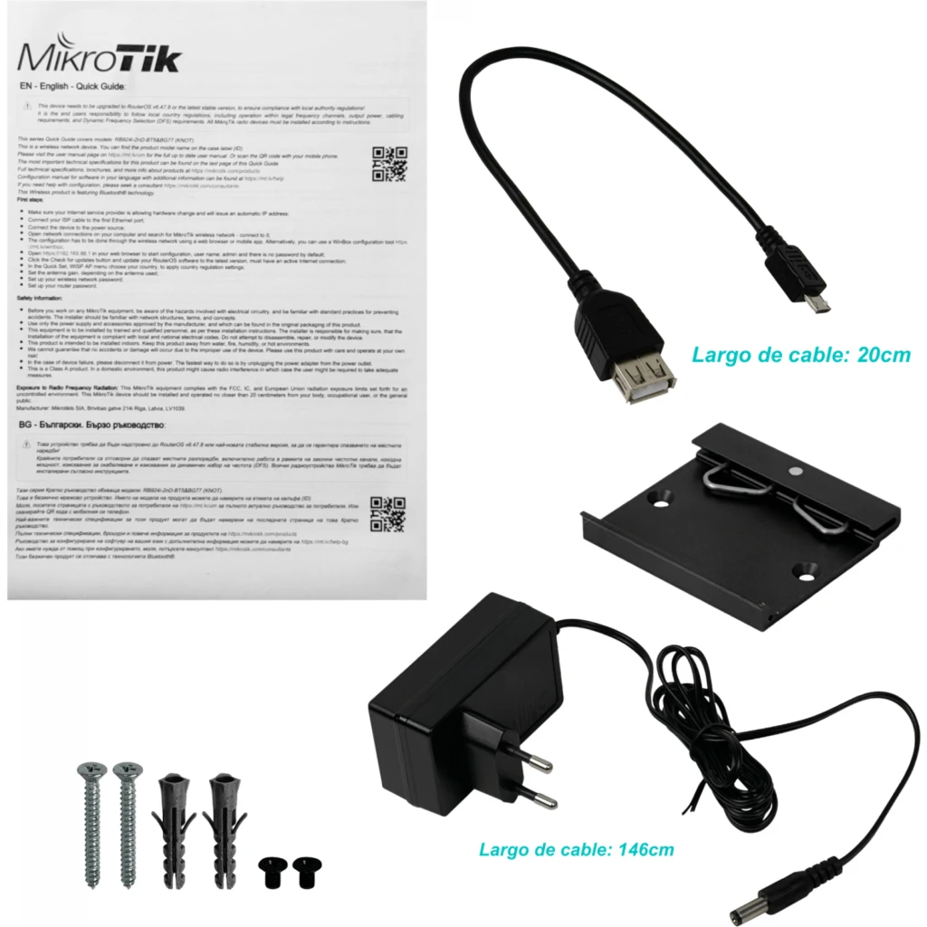 Imagen 3 de MIKROTIK BT WiFi RS485/Modbus CAT-M BLE 2-100 L4 RB924i-2nD-BT5&BG77
