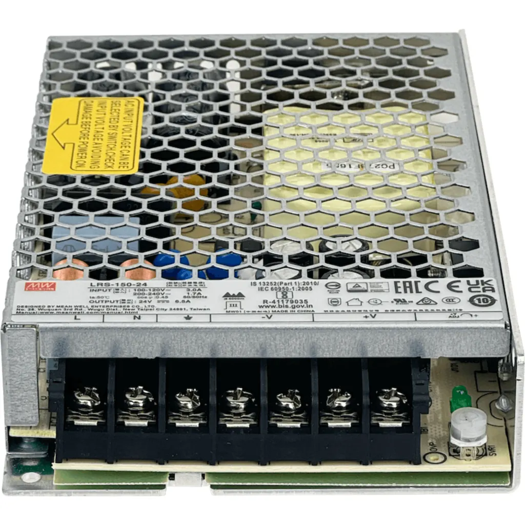 Imagen 5 de MEANWELL 156W 24V 6,5A Open-Frame Fuente-Poder 100-240VAC