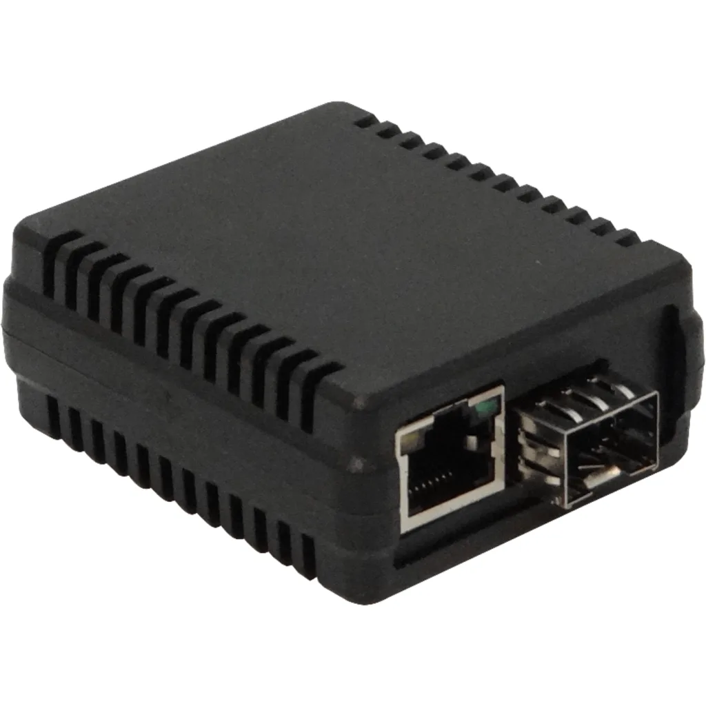 Imagen 2 de Gigabit Media Converter 5-18VDC inc-12VDC EM-0101-TG EUROLAN 1-SFP 1-1000-RJ45
