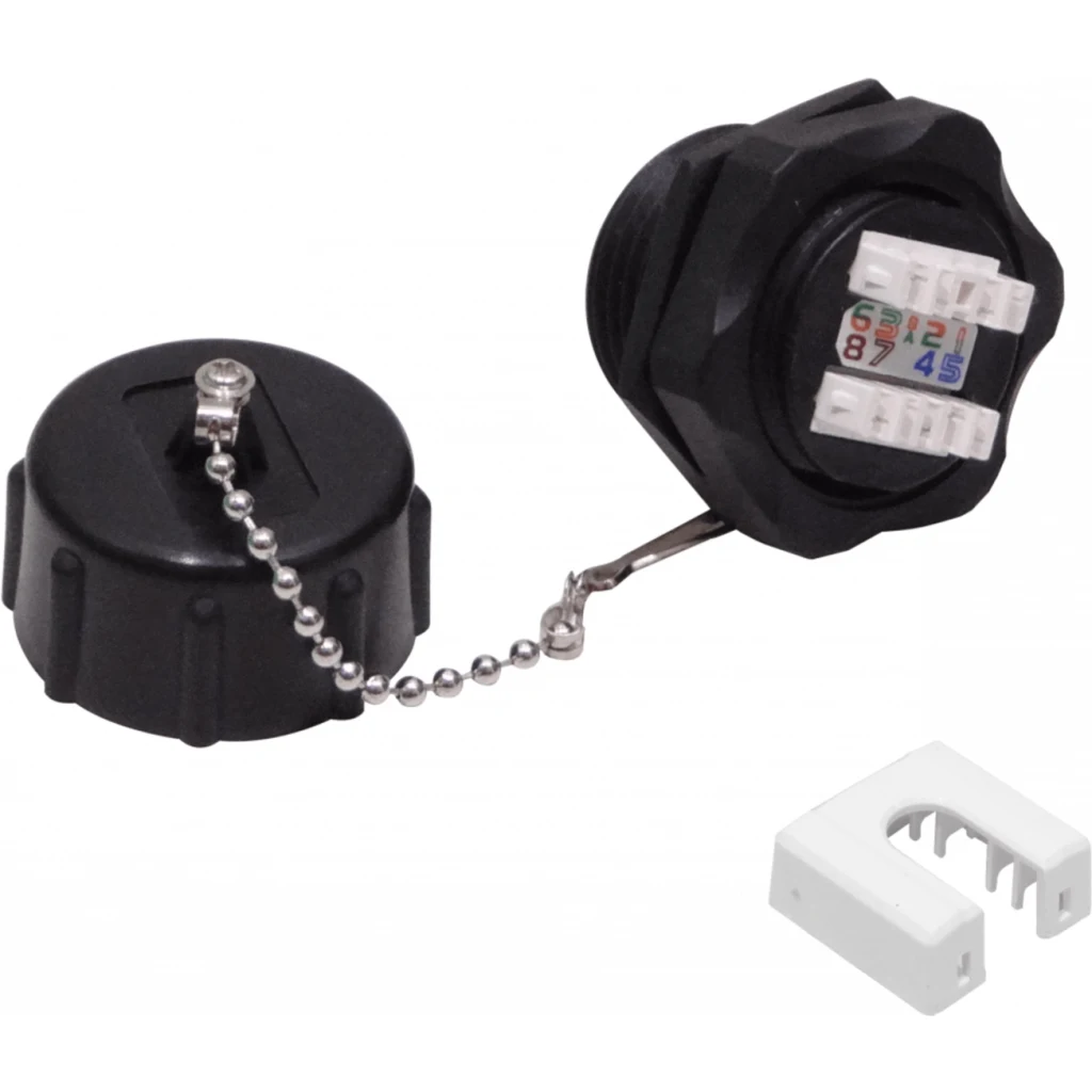 TRIMERX Industrial CAT6 STP Blindado Punchable Modulo RJ45 Hembra