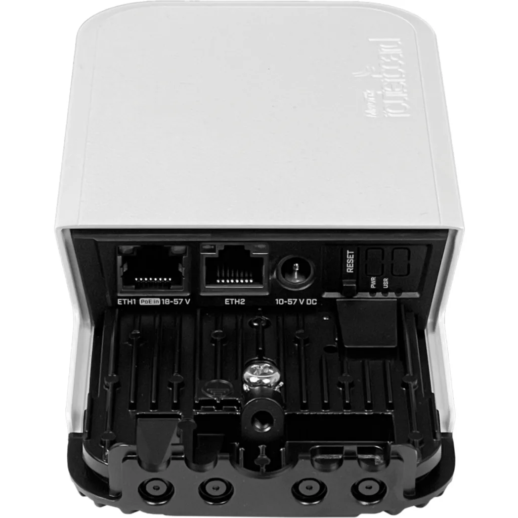 Imagen 2 de MIKROTIK Blanco Exterior 2,4/5GHz-2x2 25dBm 2,5dBi 2-1000 inc-24V L4