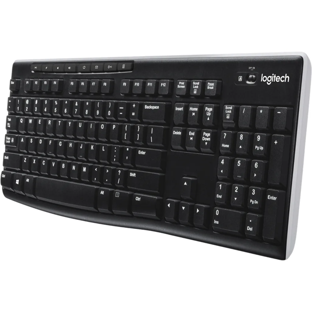 Imagen 1 de Teclado Inalámbrico Logitech K270 con Receptor Unifying, Español USB Color negro