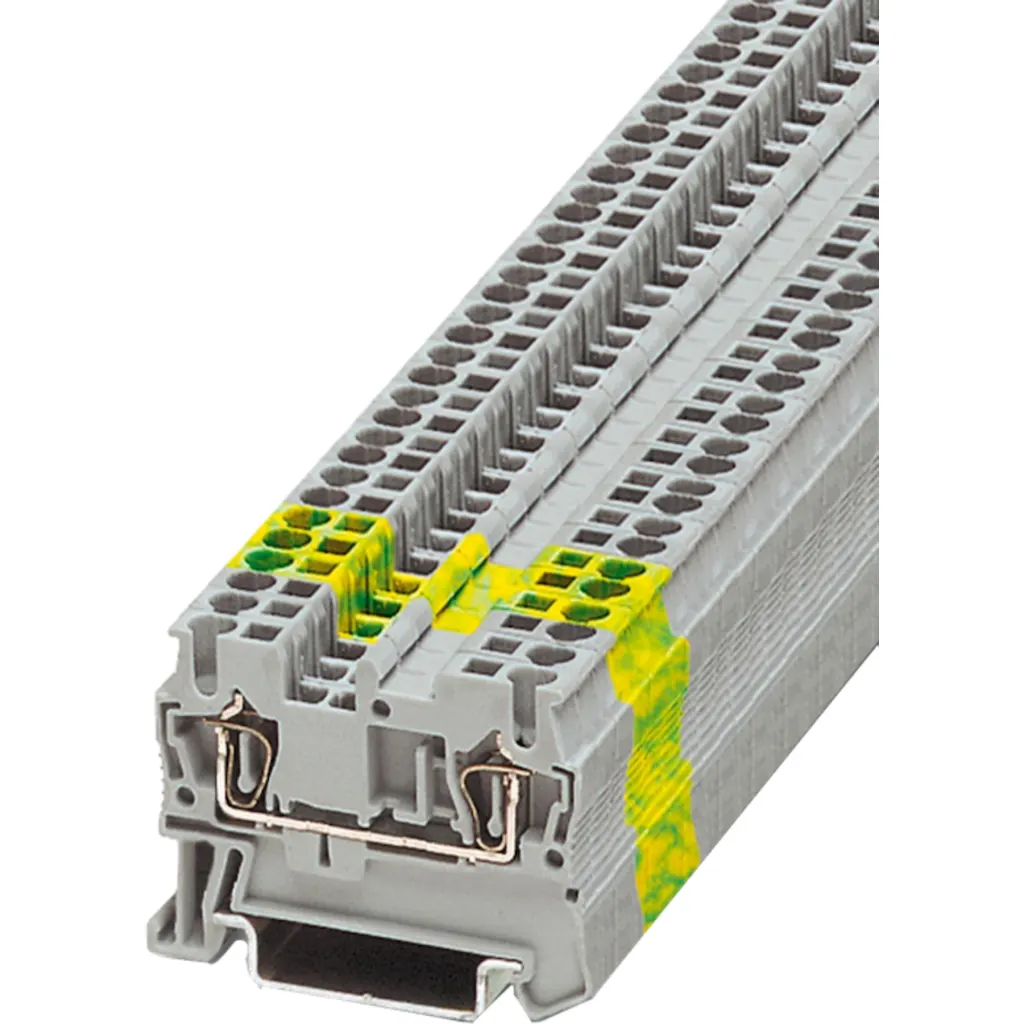 Imagen 1 de PHOENIX Borne Conexion ST Riel-Din 0,2-2,5mm2 AWG28-14 Verde