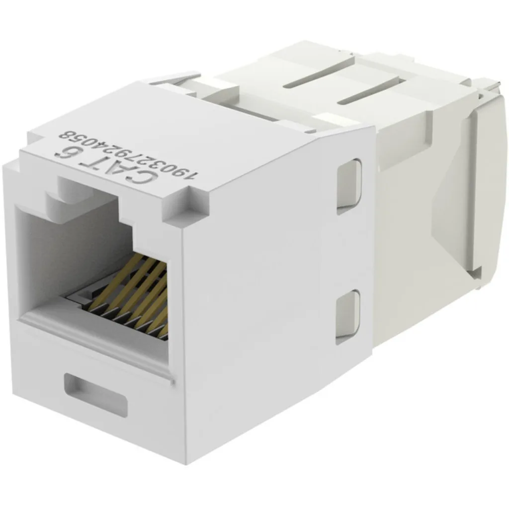 Conector RJ-45 Hembra CAT6 Color Blanco - Panduit 