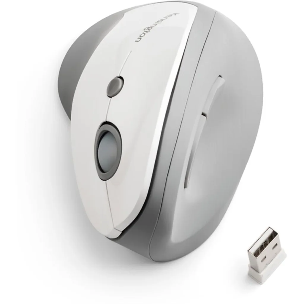 Imagen 3 de Mouse Ergonómico Inalámbrico Kensington K75520WW Pro Fit 6 Botones USB Gris