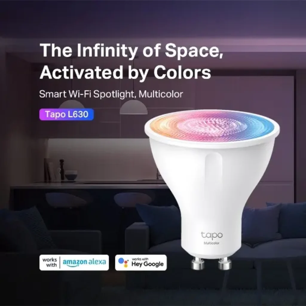 Imagen 2 de Ampolleta Smart TP-Linl Tapo L630, WiFi 2200K/6500K 350lm Smart Home