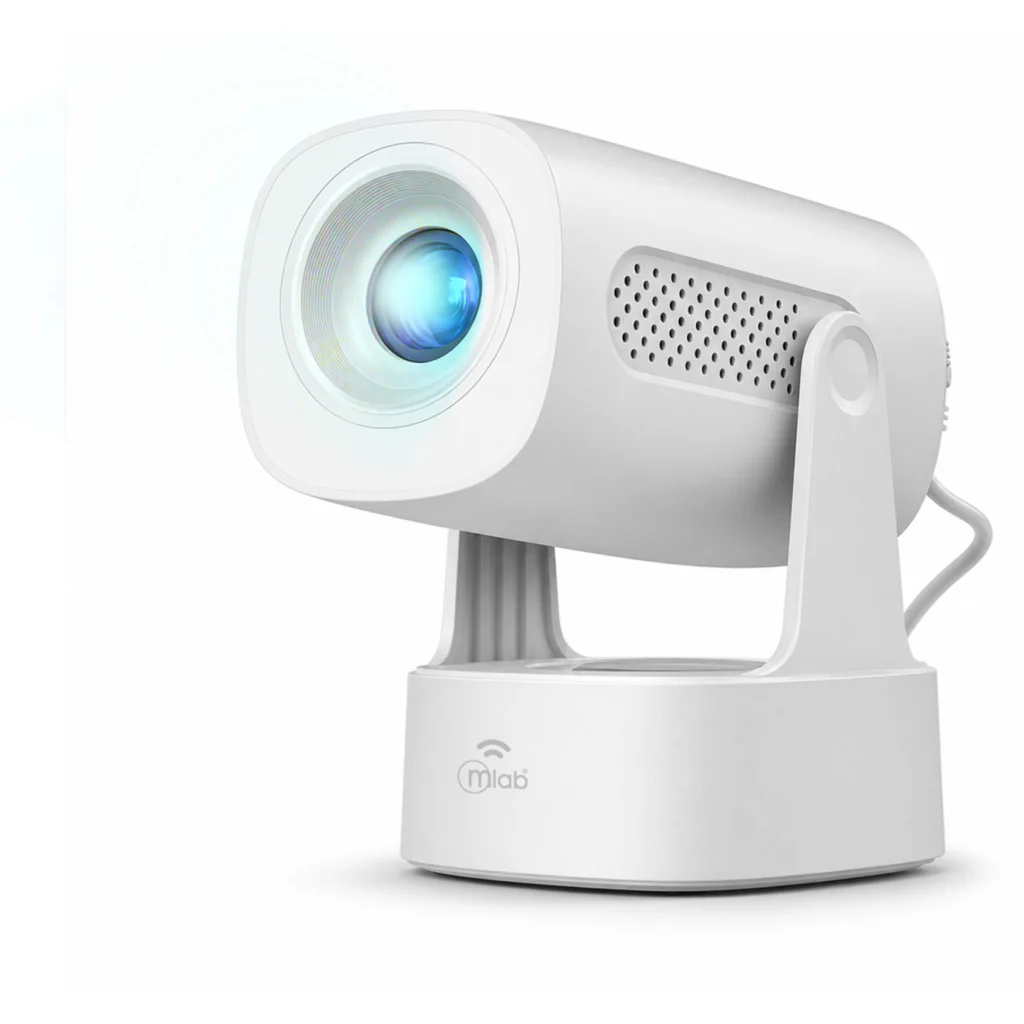 Imagen 1 de MLAB PROYECTOR SMART TUBE BATTERY WIFI DUAL-BAND 1080P 300ANSI LUMEN