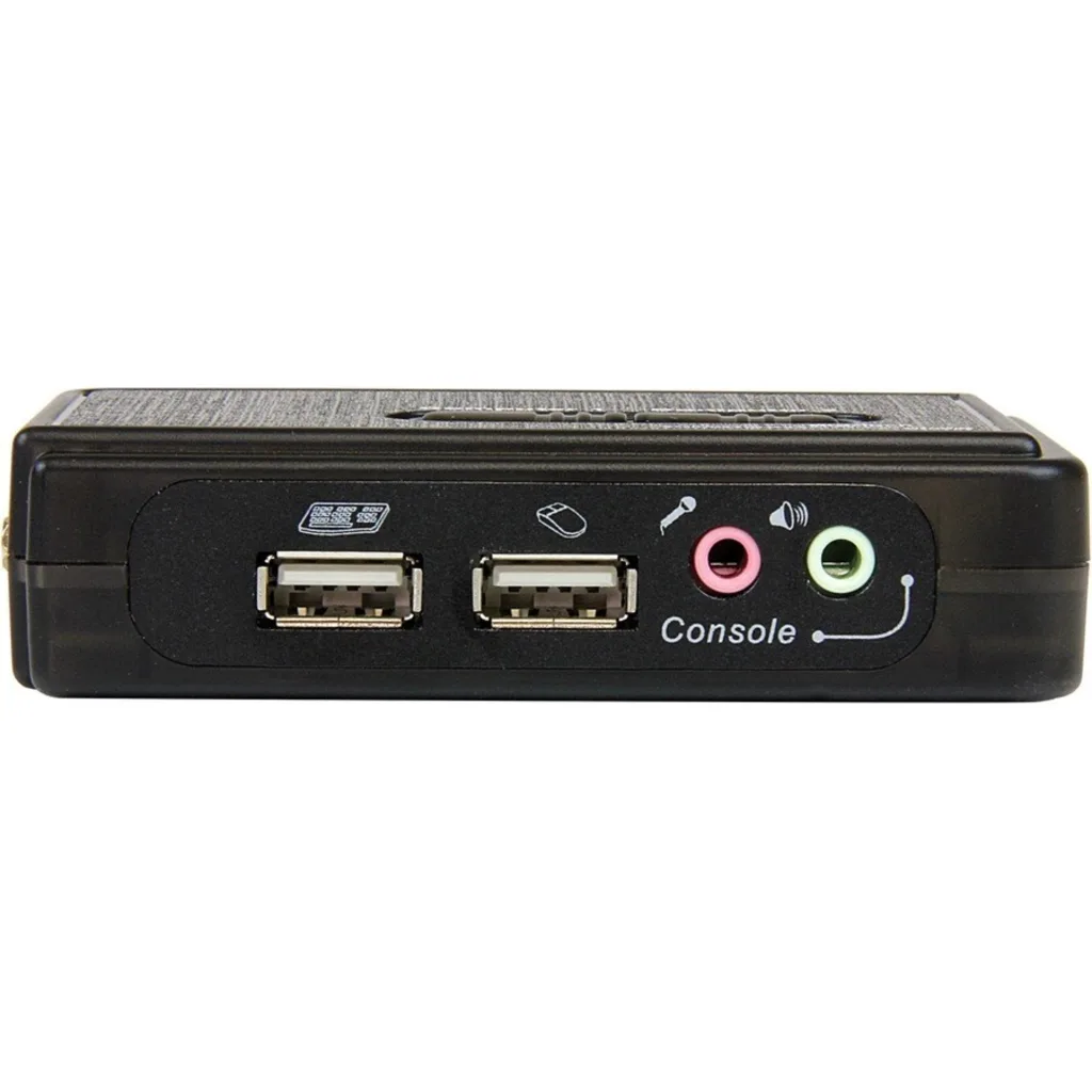 Imagen 1 de Kit Switch KVM 2 Port USB c/Audio VGA 2048x1536, PC1 PC2 - StarTech